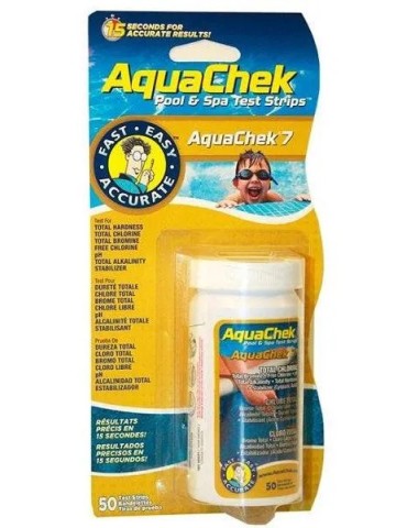 50 bandelettes Aquacheck 7