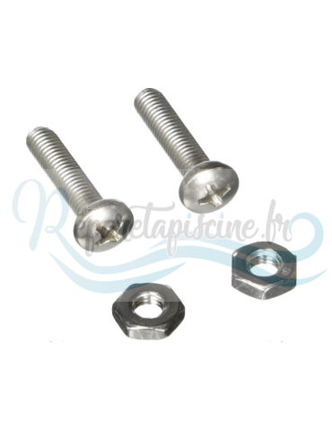 Lot de 2 vis + 2 écrous...