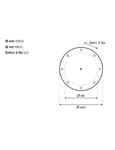 Couvercle transparent 8″...