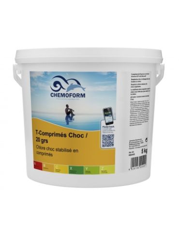 T-comprimés Chlore lent 20g 1KG